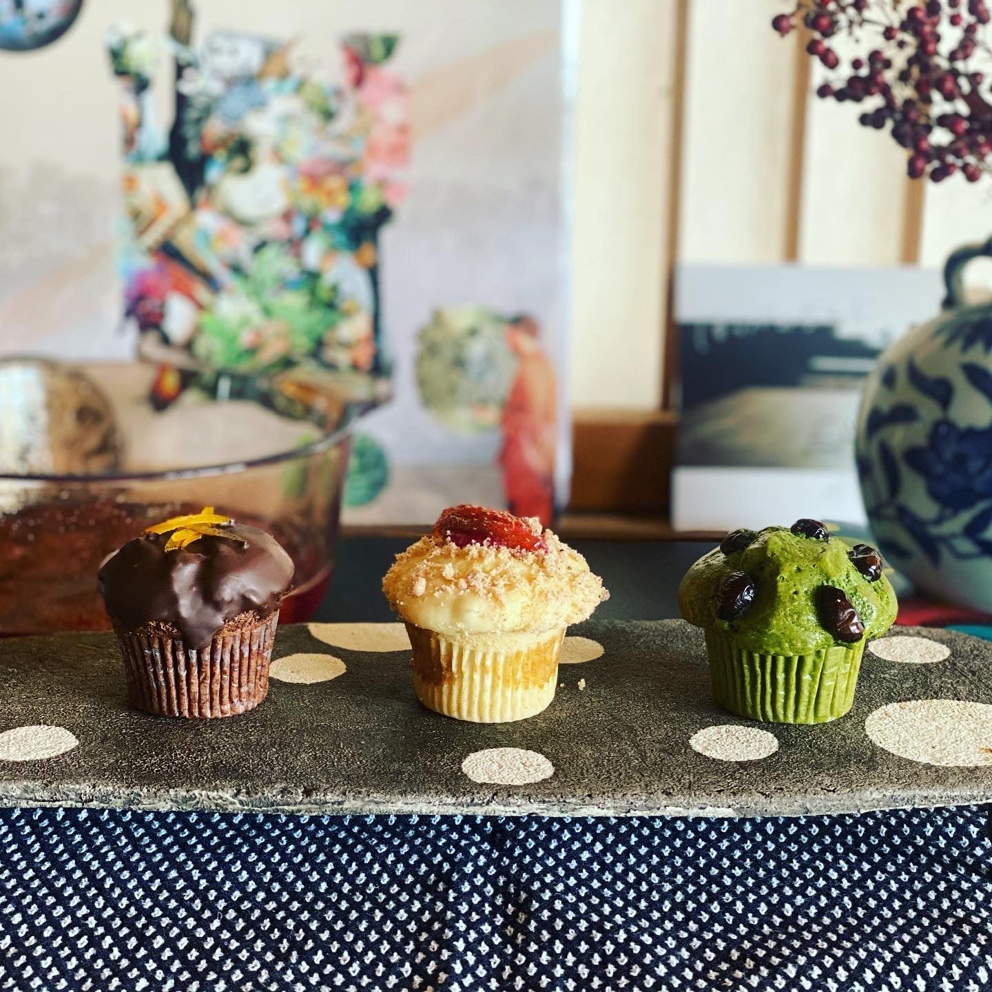 季節のveganマフィン